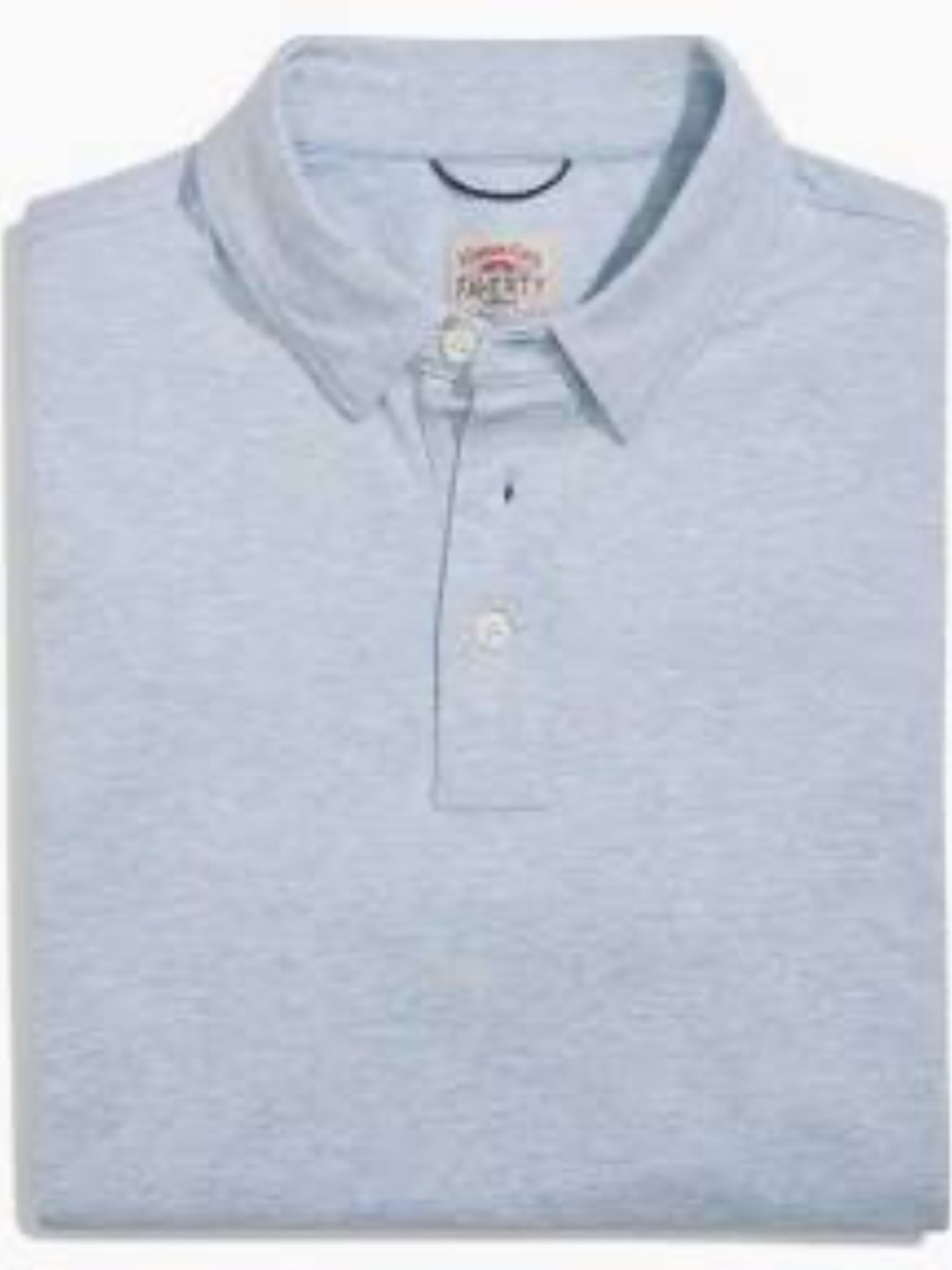 Faharty Cloud Men's Short Sleeve Polo Shirt - Light Blue - XXL